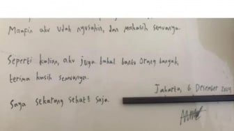 ABG Pembunuh Ayah-Nenek di Lebak Bulus Tulis Surat, Isinya Menyentuh: Maafin Aku Udah Nyusahin...