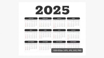 Kalender 2025 Lengkap dengan Tanggal Merah dan Cuti Bersama, Download di Sini!