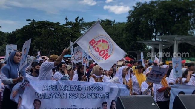 Bison Bekasi Coba Jaring Anak Muda dan UMKM Demi Prabowo-Gibran Menang Satu Putaran