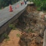 Longsor di Jalur Utama IKN, Jalan Terbelah Hingga Tiga Meter, Sopir Truk: Kami Tidak Berani Melintas