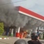 Bikin Panik! Ini Detik-detik SPBU Cuplik Sukoharjo Terbakar